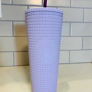 Starbucks Lilac Grid Tumbler